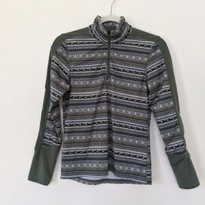 Kerrits Kids Fair Isle Fleece Tech Top